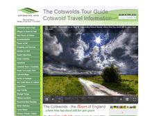 Tablet Screenshot of cotswolds.info