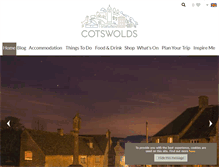 Tablet Screenshot of cotswolds.com